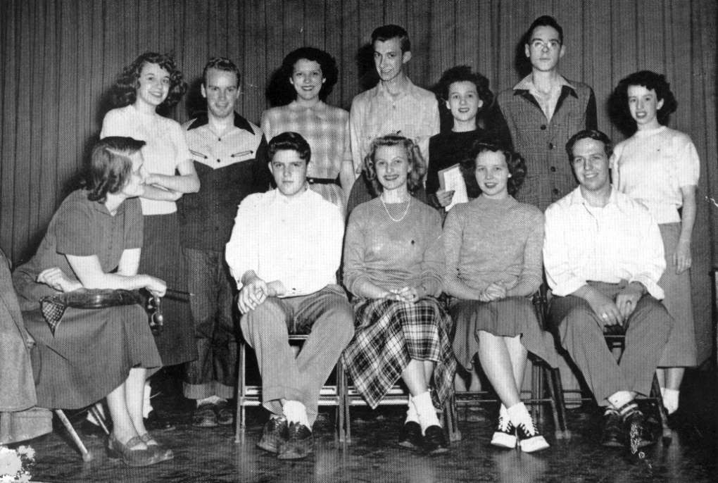 1949-50 Elkins High School Senior Play "Dear Ruth"